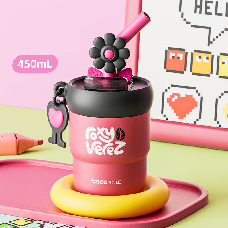 COCO SMILE Flower Thermos Mug - Sipzii