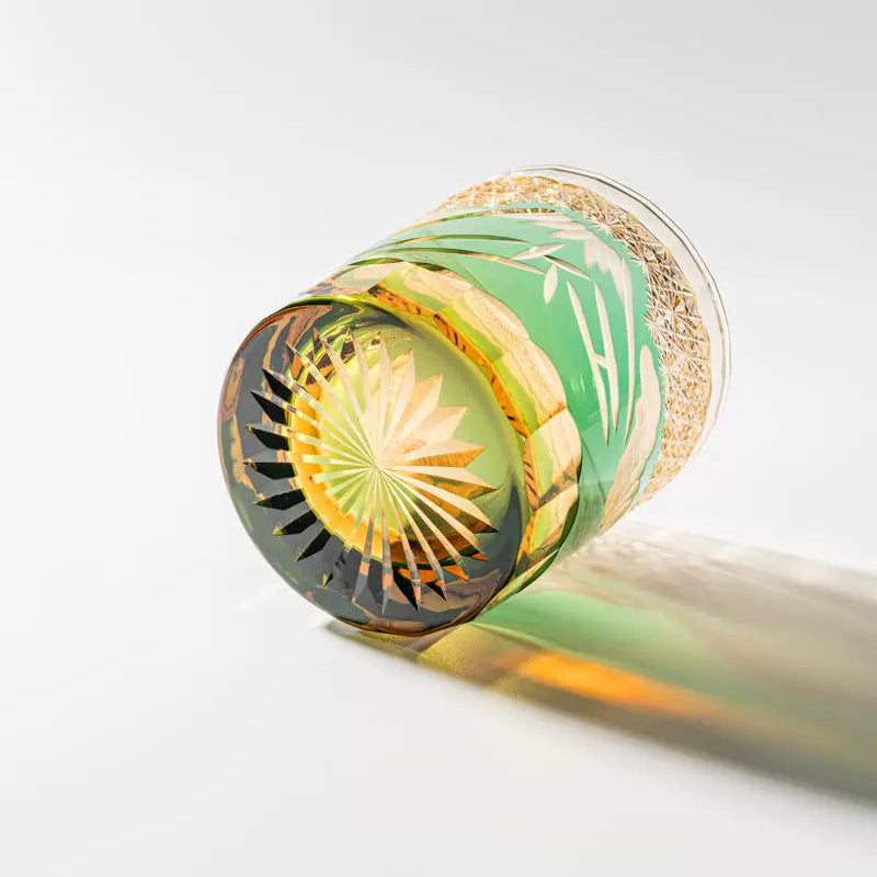Edo Kiriko Gold and Green Mount - Sipzii
