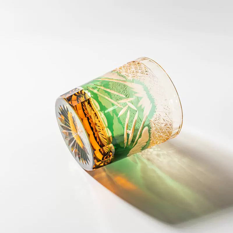 Edo Kiriko Gold and Green Mount - Sipzii