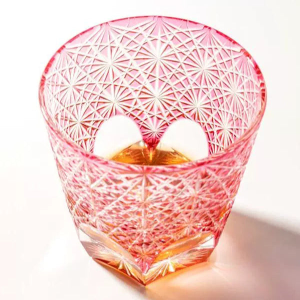 Edo Kiriko Gold and Red Daisy - Sipzii