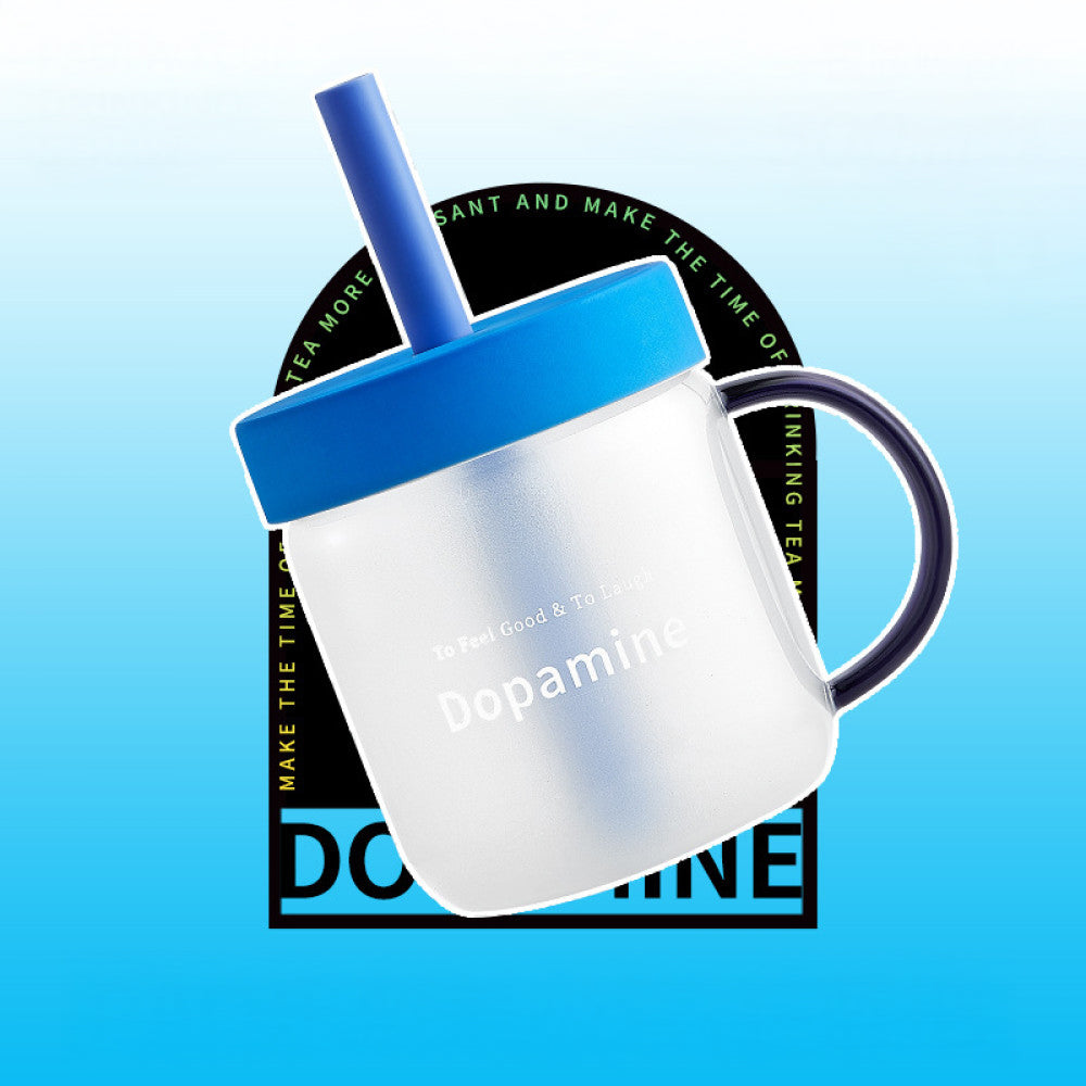 Dopamine Straw Glass Cup