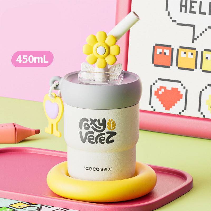 COCO SMILE Flower Thermos Mug - Sipzii
