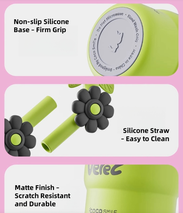 COCO SMILE Flower Thermos Mug - Sipzii