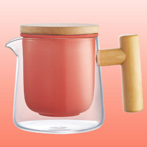 Clear Flower Teapot - Sipzii
