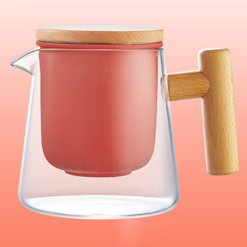 Clear Flower Teapot - Sipzii