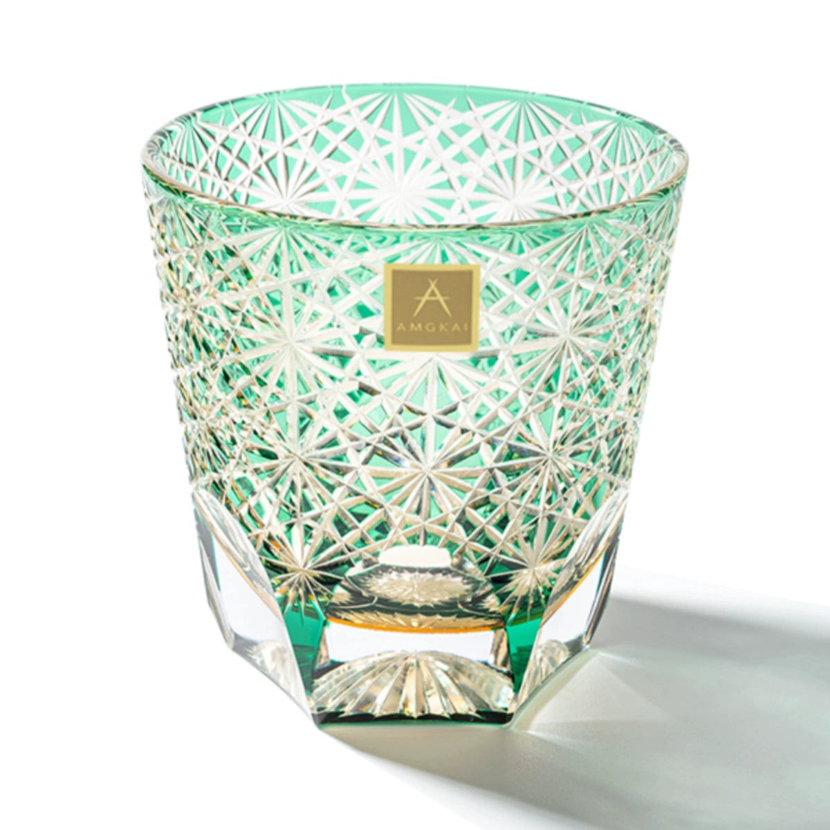 Edo Kiriko Gold and Green Daisy - Sipzii