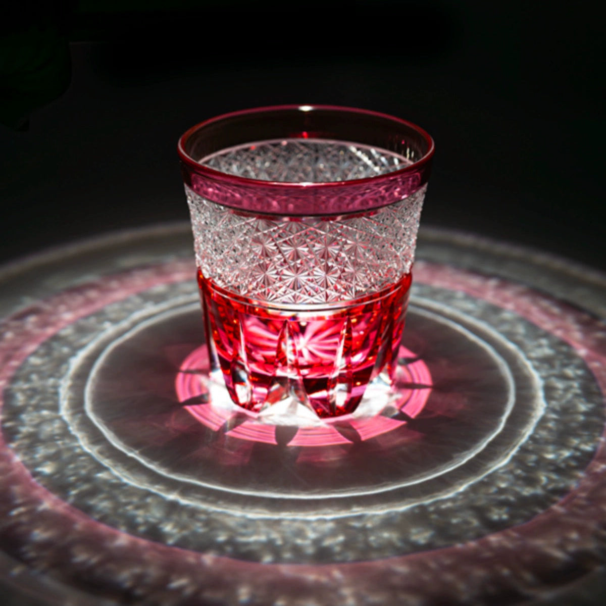 Edo Kiriko Pink Ring - Sipzii