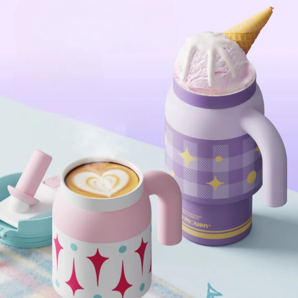 Ice Cream QI Vacuum Insulated Tumbler
