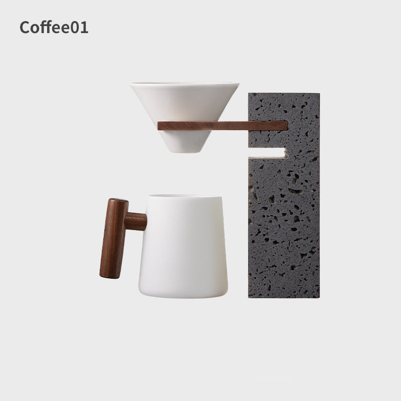 Volcanic Stone Coffee Stand Set - Sipzii