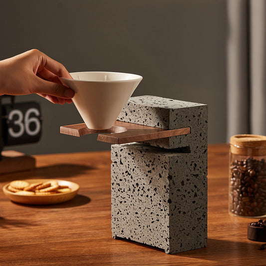 Volcanic Stone Coffee Stand Set - Sipzii